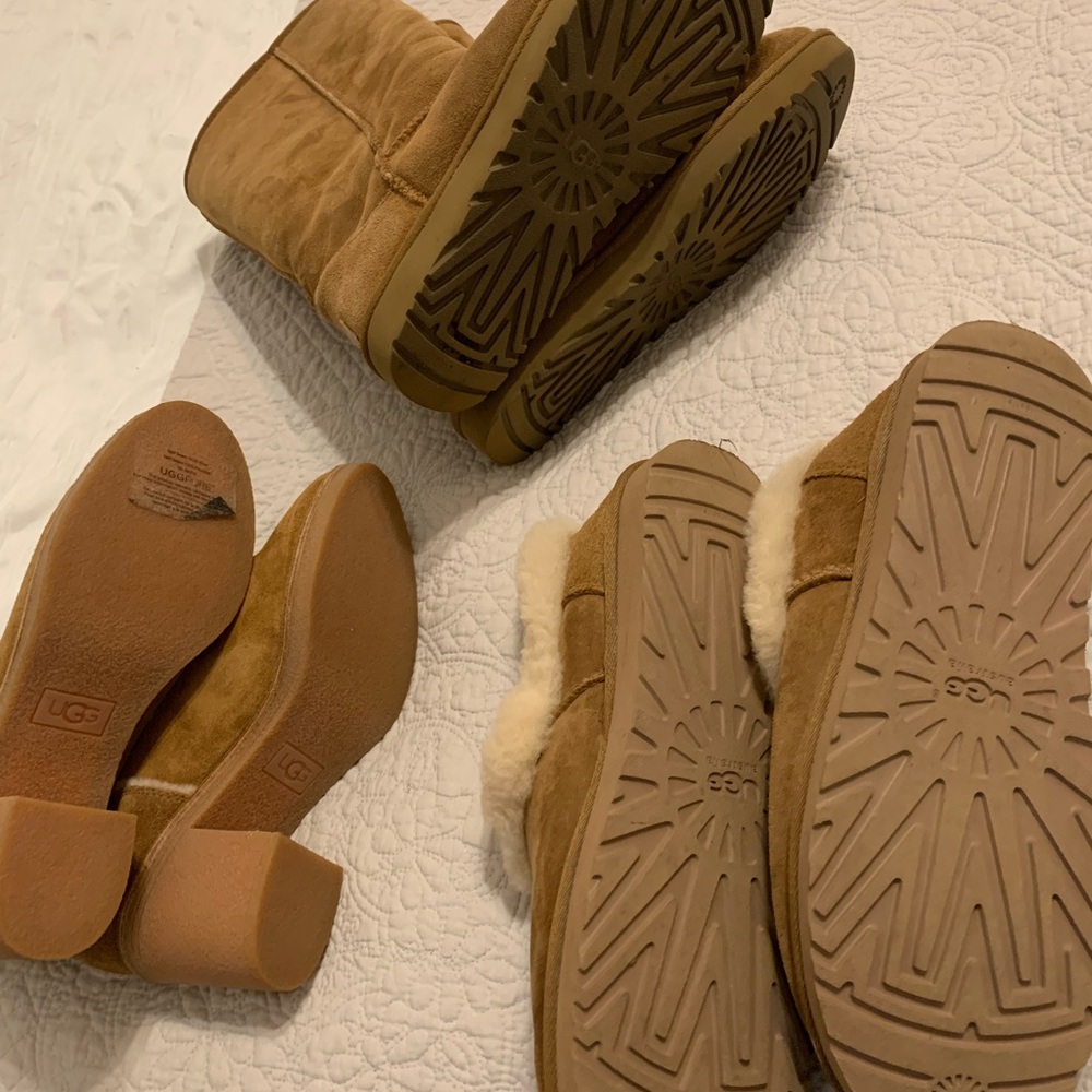 Ugg Boots (2 - size 10) and Ugg Slippers (size 11) - women’s